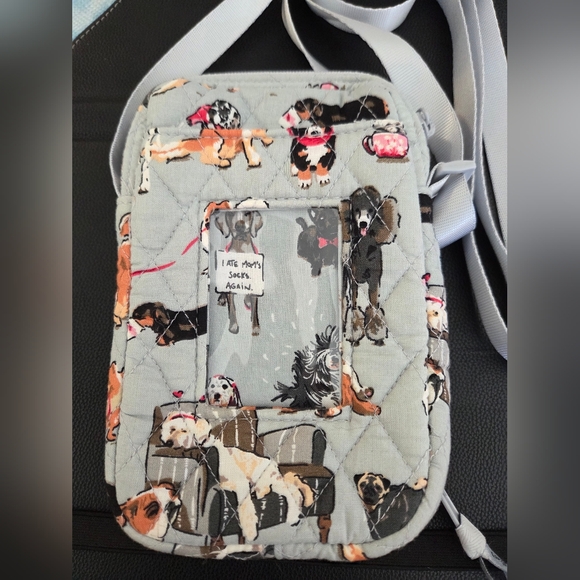 Vera Bradley Dog Show Crossbody RFID Bag NWOT - Picture 5 of 13